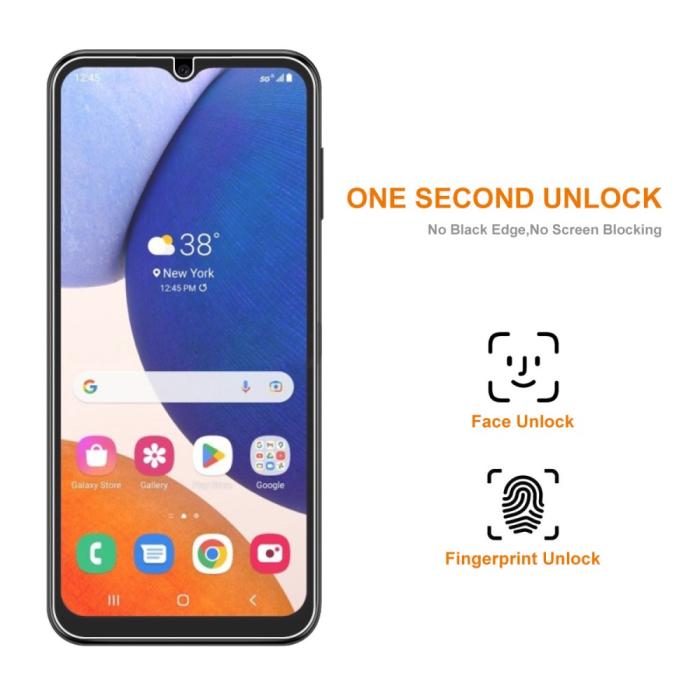 Bild 3, ENKAY ENKAY Samsung Galaxy A14 4G/5G Skärmskydd Härdat Glas - Teknikhallen.se