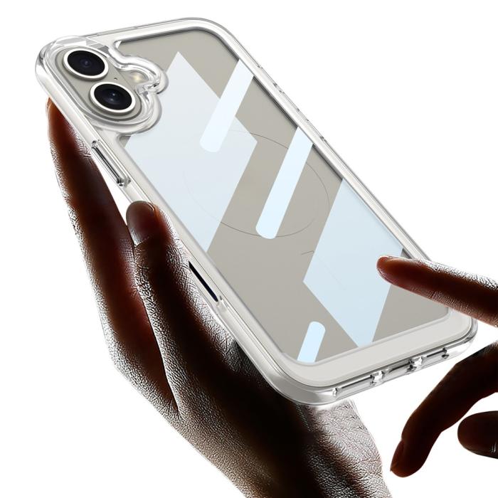 Bild 6, GKK GKK iPhone 16 Plus Skal Shockproof TPU Crystal Clear - Teknikhallen.se
