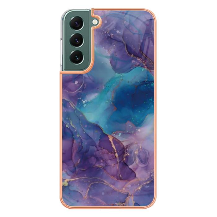 Bild 2,  Samsung Galaxy S23 Plus Skal Marmor TPU Lila - Teknikhallen.se