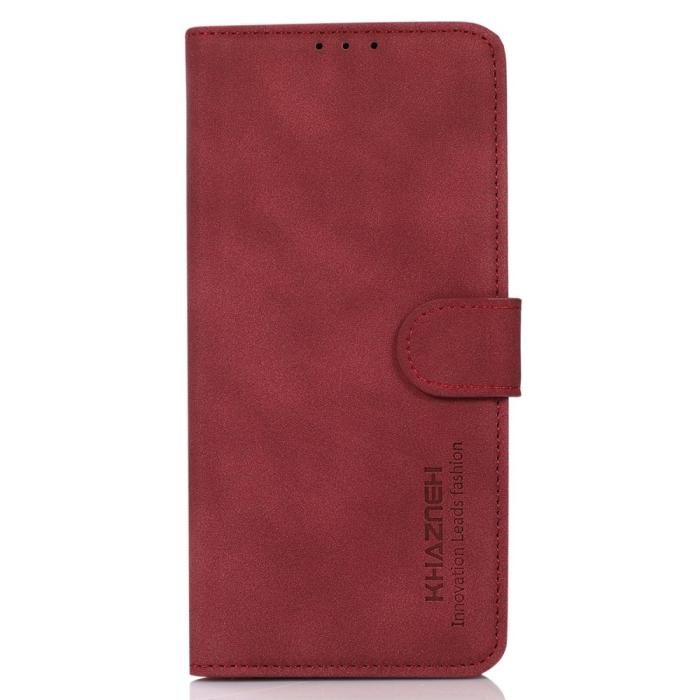 Bild 6, KHAZNEH KHAZNEH Motorola Edge 40 Neo 5G Fodral Retro Läder Röd - Teknikhallen.se