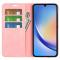  Samsung Galaxy A35 5G Fodral Flip Skin Touch Rosa - Teknikhallen.se