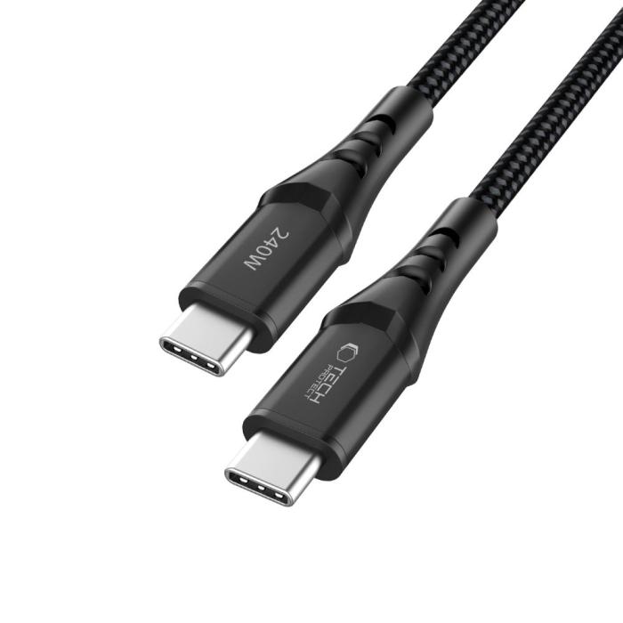 Bild 3, Tech-Protect Tech-Protect 1m 240W PD QC3.0 USB-C-USB-C Kabel UltraBoost - Teknikhallen.se