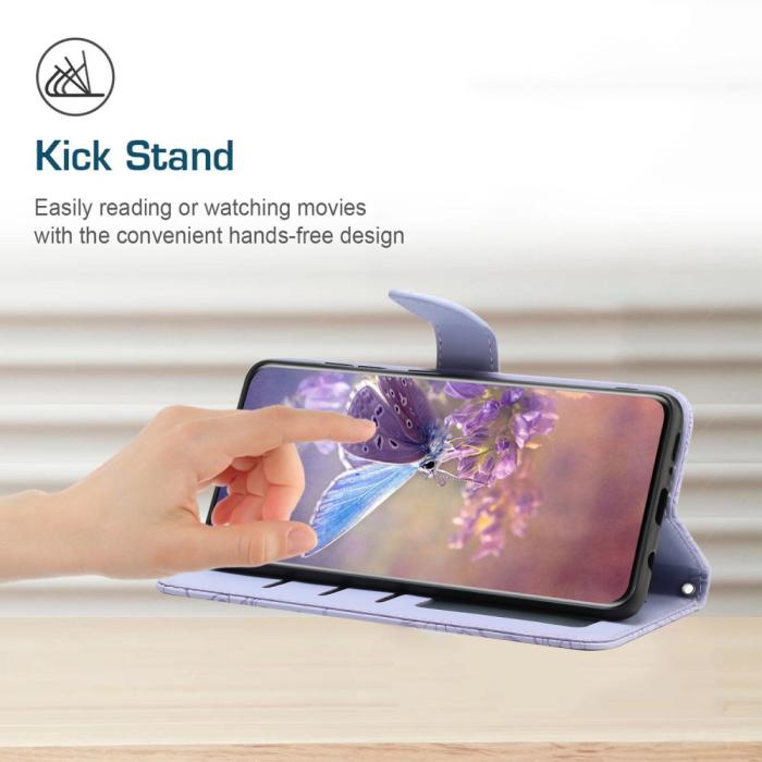 Bild 3,  Xiaomi 13T / 13T Pro Fodral Med Tryck Lila - Teknikhallen.se
