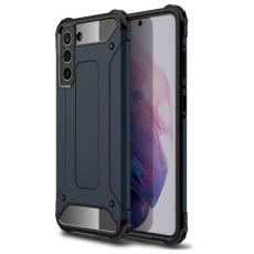  Samsung Galaxy S21 FE Skal Shockproof Armor Hybrid M&ouml;rk Bl&aring; - Teknikhallen.se