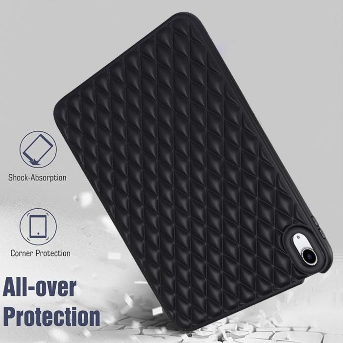 Bild 4,  iPad Air 2026-2020 Skal Diamond Textur TPU Svart - Teknikhallen.se