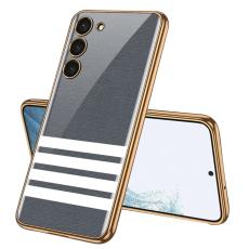 GKK GKK Galaxy S24 Skal H&auml;rdat Glas Electroplate Fyra Streck - Teknikhallen.se