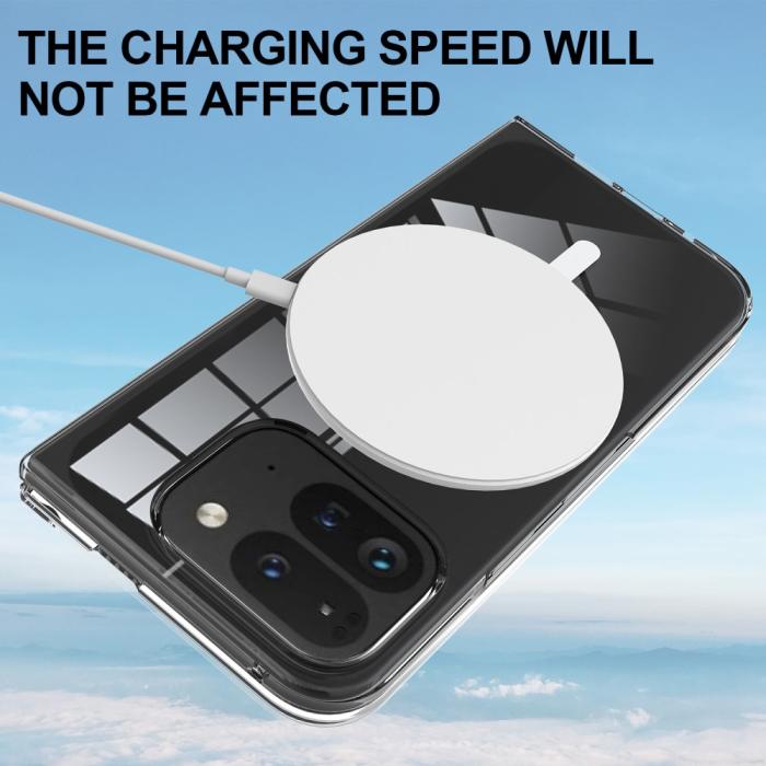Bild 6,  Google Pixel 9 Pro Fold Skal MagSafe Akryl/TPU Transparent - Teknikhallen.se