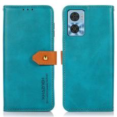 KHAZNEH KHAZNEH Motorola Moto E22i Fodral Dual Color Bl&aring; - Teknikhallen.se