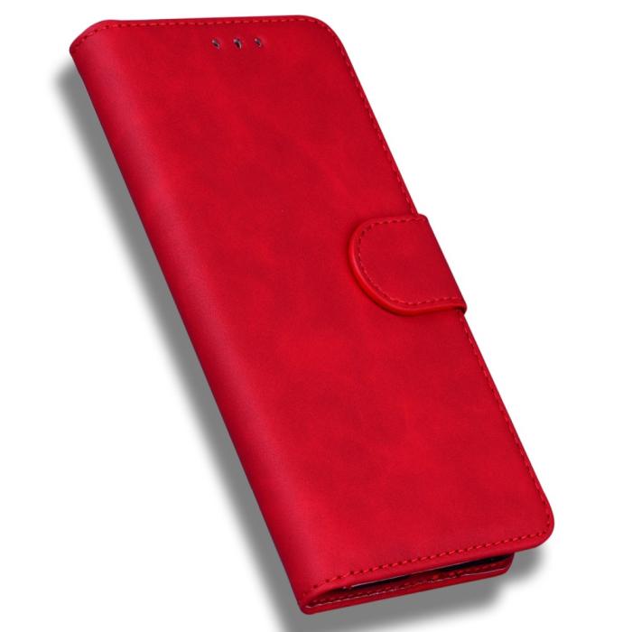 Bild 5,  Samsung Galaxy S23 Ultra Fodral Läder Röd - Teknikhallen.se
