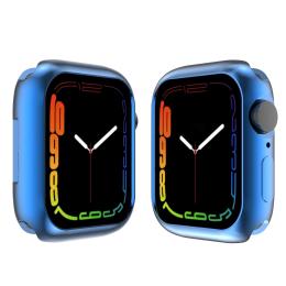  Apple Watch 7/8 45mm Skal TPU Electroplate Blå - Teknikhallen.se