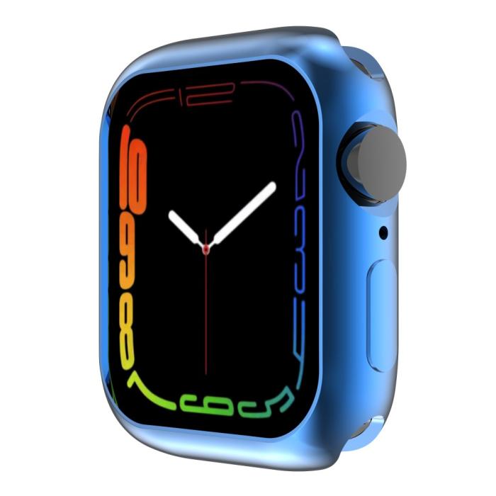 Bild 2,  Apple Watch 7/8 45mm Skal TPU Electroplate Blå - Teknikhallen.se