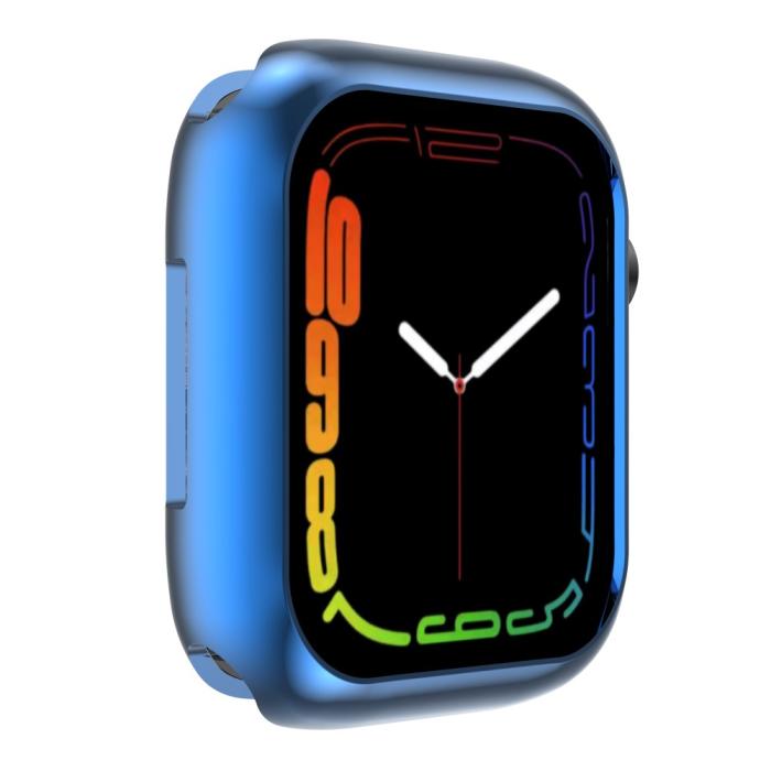 Bild 3,  Apple Watch 7/8 45mm Skal TPU Electroplate Blå - Teknikhallen.se