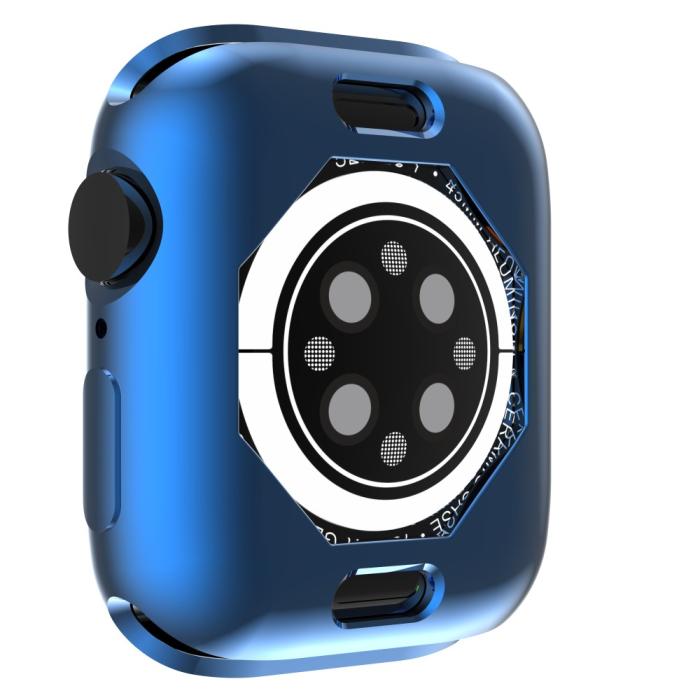 Bild 5,  Apple Watch 7/8 45mm Skal TPU Electroplate Blå - Teknikhallen.se