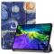  iPad Air 2020/2022/2024 / Pro 11 Fodral Tri-Fold Brush Painting - Teknikhallen.se