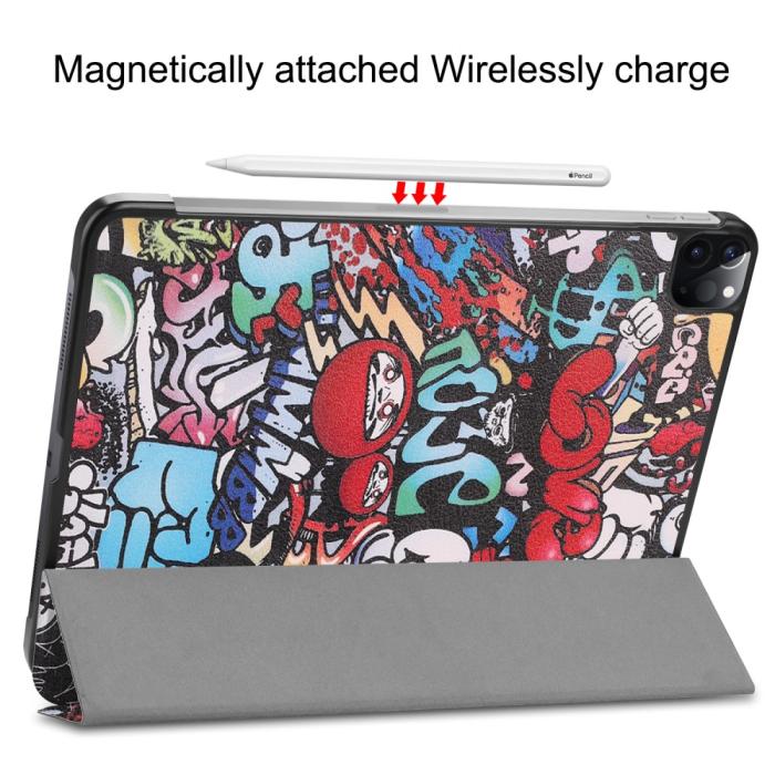 Bild 5,  iPad Air 2026-2020 / Pro 11 Fodral Tri-Fold Graffiti - Teknikhallen.se