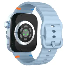  Huawei Watch Fit 4 Pro / 4 / 3 Klockarmband Wave Silikon Bl&aring; - Teknikhallen.se