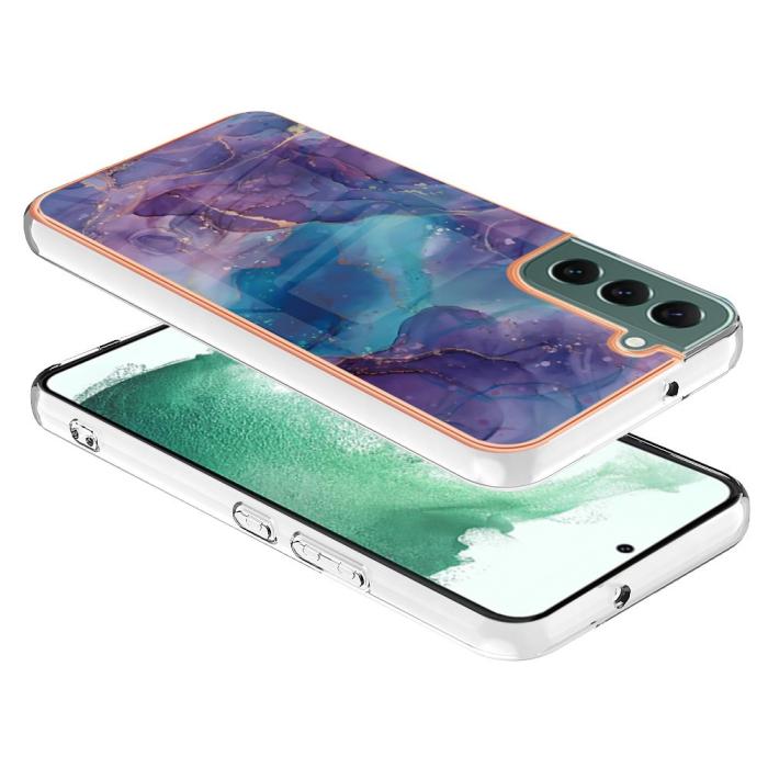 Bild 3,  Samsung Galaxy S23 Plus Skal Marmor TPU Lila - Teknikhallen.se