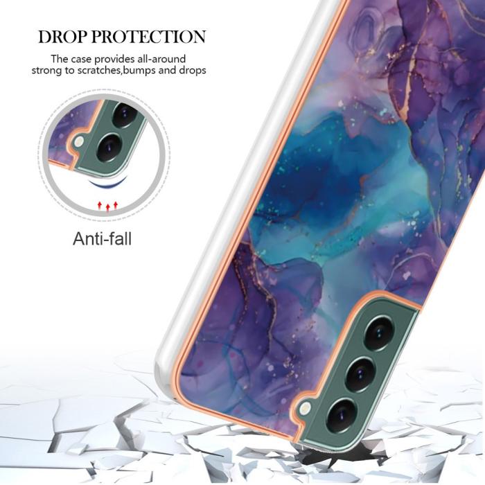 Bild 5,  Samsung Galaxy S23 Plus Skal Marmor TPU Lila - Teknikhallen.se
