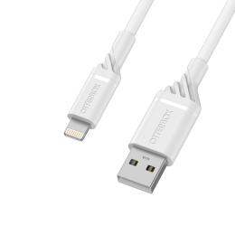 OtterBox OtterBox Standard 2m MFi Lightning - USB-A Kabel Vit - Teknikhallen.se
