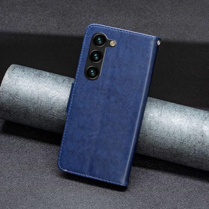 Bild 5,  Samsung Galaxy S23 Plus Fodral Fjärilar Mörk Blå - Teknikhallen.se