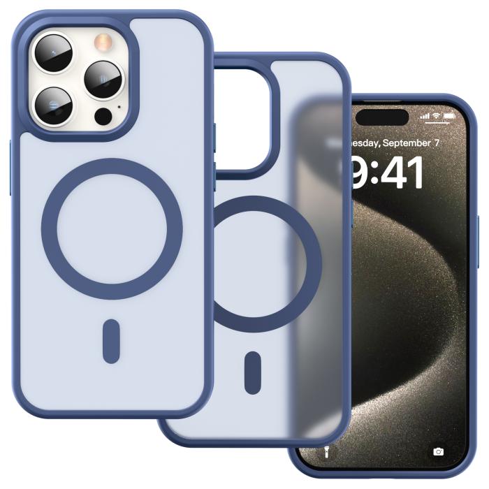Bild 2, ColorPop ColorPop iPhone 15 Pro Max Skal CH MagSafe Matt Lavender Ash - Teknikhallen.se