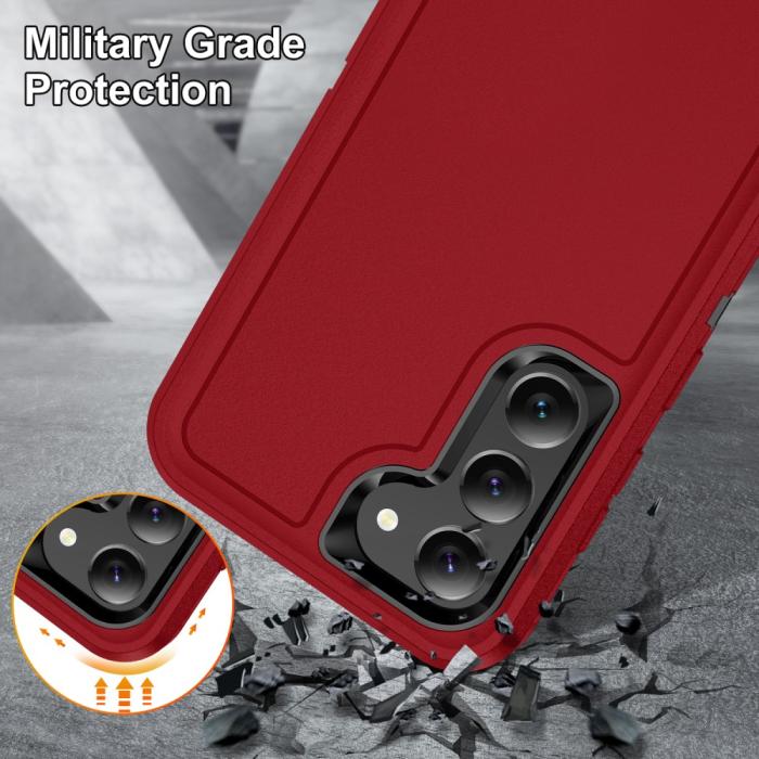 Bild 5,  Galaxy S25 Plus / S24 Plus Skal Xtreme Shockproof Röd/Svart - Teknikhallen.se