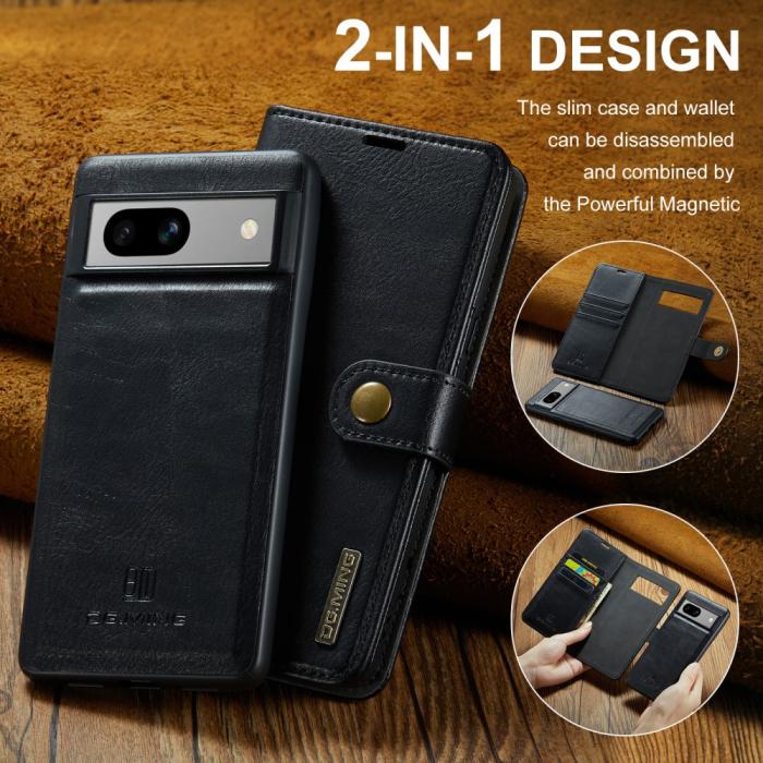 Bild 4, DG.MING DG.MING Google Pixel 8A 2in1 Magnet Fodral Svart - Teknikhallen.se