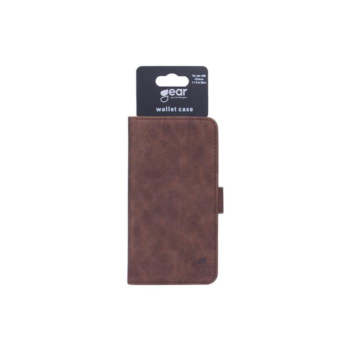 Bild 2, Gear GEAR iPhone 11 Pro Max Fodral Nubuck Läder Brun - Teknikhallen.se