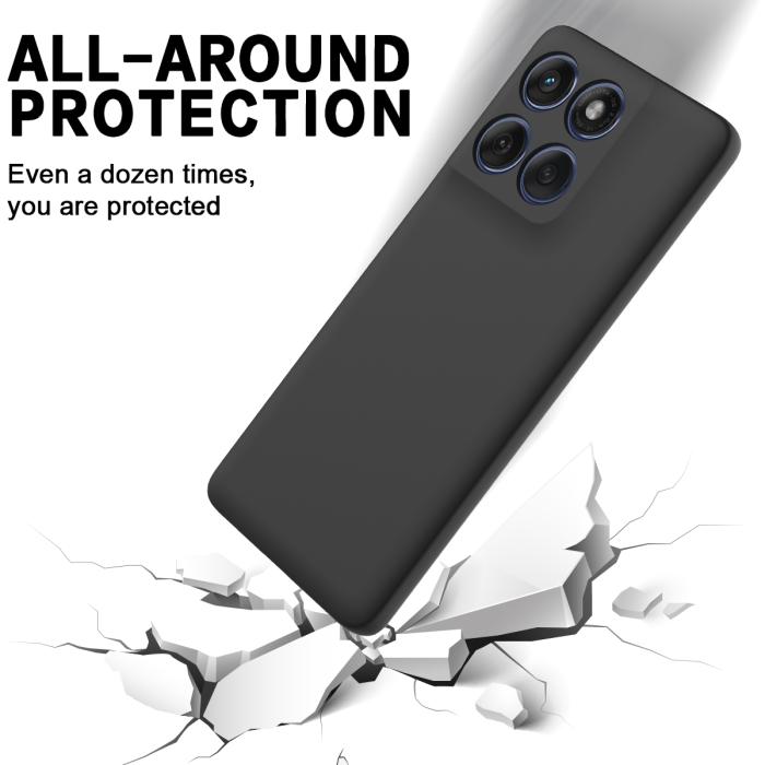 Bild 5,  Motorola Edge 70 Skal Liquid Silikon Svart - Teknikhallen.se