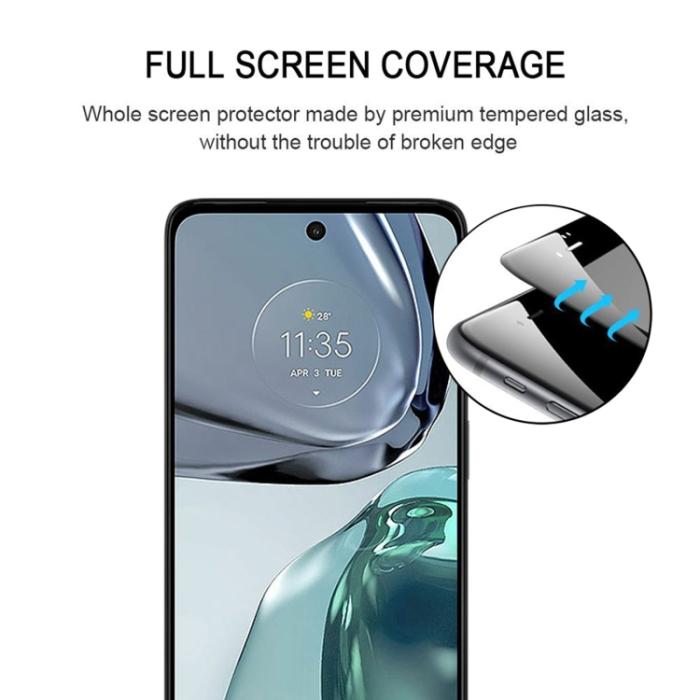 Bild 3,  Motorola Moto G32 / G62 5G Skärmskydd Heltäckande - Teknikhallen.se