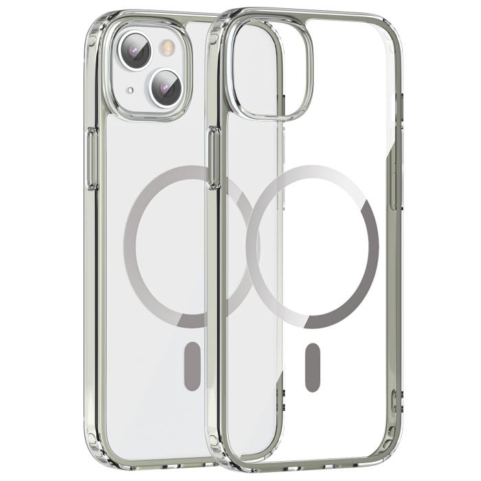 Bild 2, ColorPop ColorPop iPhone 15 Skal CH MagSafe Transparent/Titanium - Teknikhallen.se