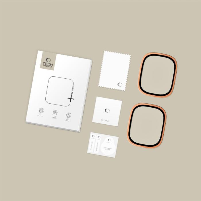 Bild 2, Tech-Protect Tech-Protect Apple Watch Ultra 49 mm 2-PACK Skärmskydd GlassRing - Teknikhallen.se