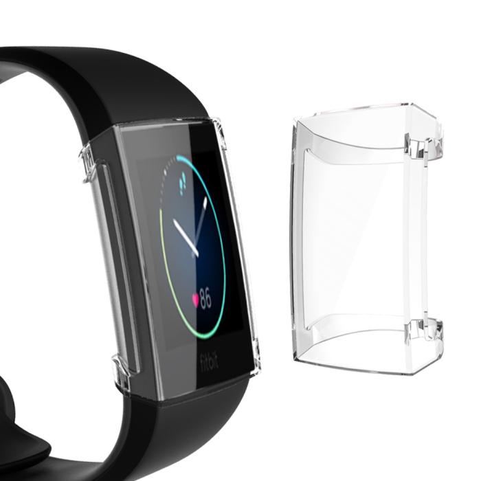 Bild 4,  Fitbit Charge 4 TPU Skal Transparent - Teknikhallen.se