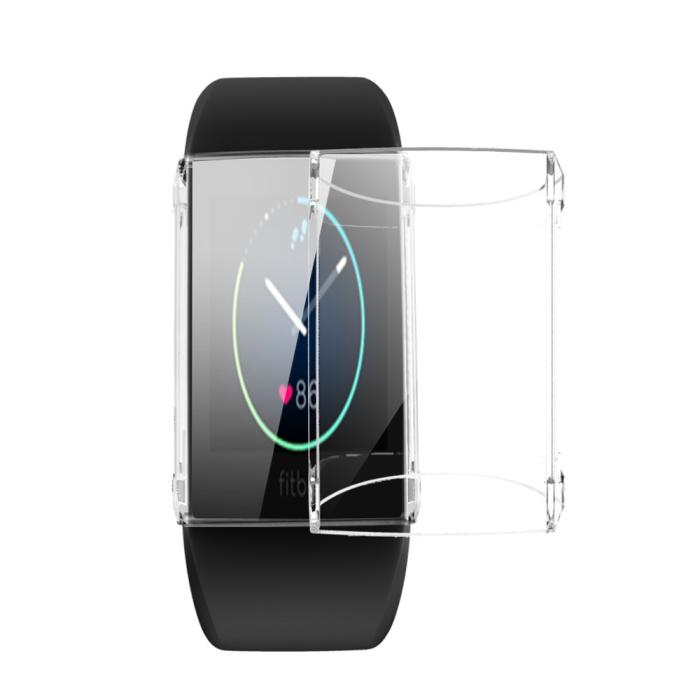 Bild 5,  Fitbit Charge 4 TPU Skal Transparent - Teknikhallen.se