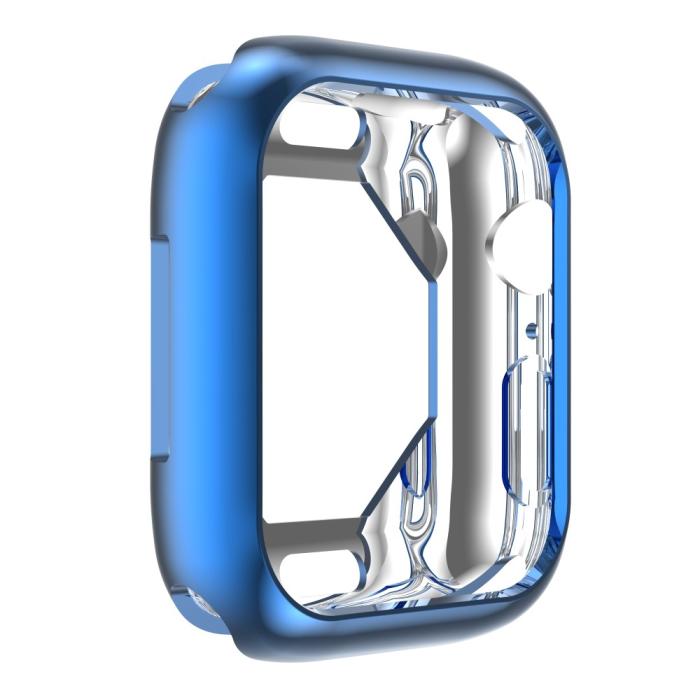 Bild 6,  Apple Watch 7/8 45mm Skal TPU Electroplate Blå - Teknikhallen.se