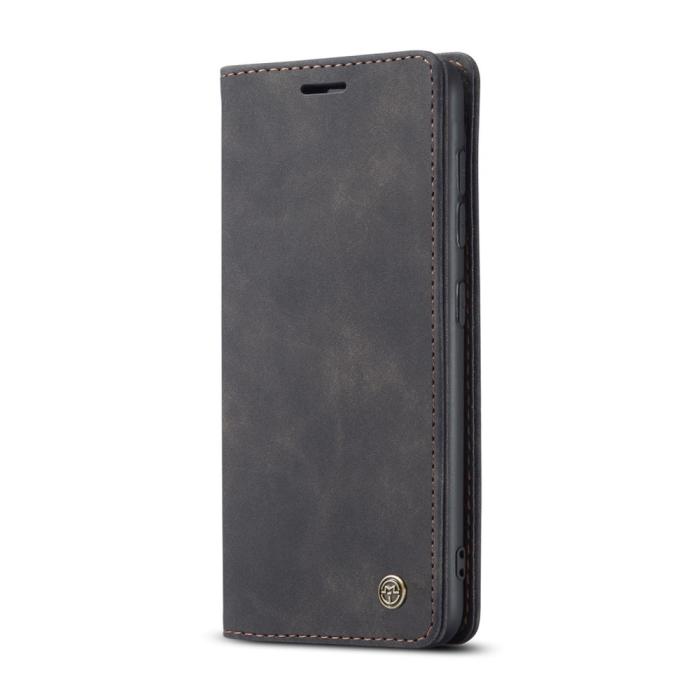 Bild 5, CASEME Samsung Galaxy S21 - CASEME Vintage Flip Fodral - Svart - Teknikhallen.se