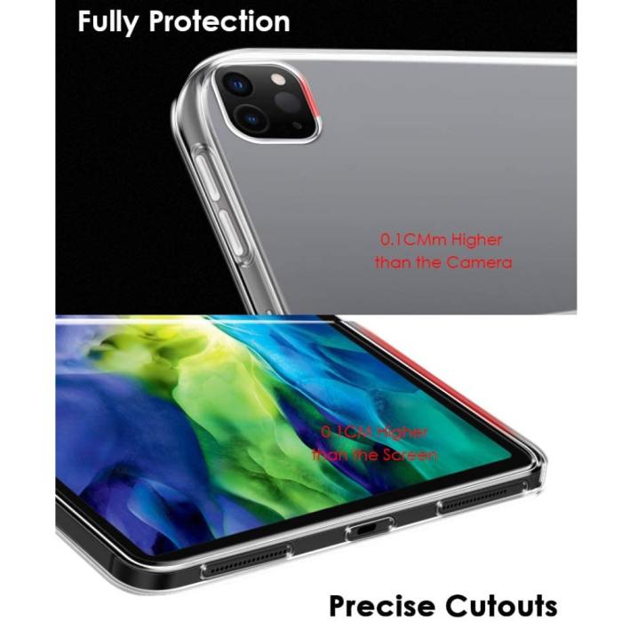 Bild 4,  iPad Air 2026-2020 / Pro 11 Skal Transparent TPU - Teknikhallen.se