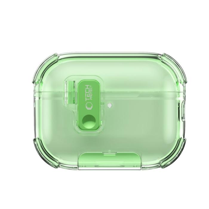 Bild 3, Tech-Protect Tech-Protect AirPods Pro 3 Skal Bounce Pro Matcha Green - Teknikhallen.se
