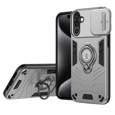  Samsung Galaxy A27 5G Skal Camshield Kickstand Gr&aring; - Teknikhallen.se