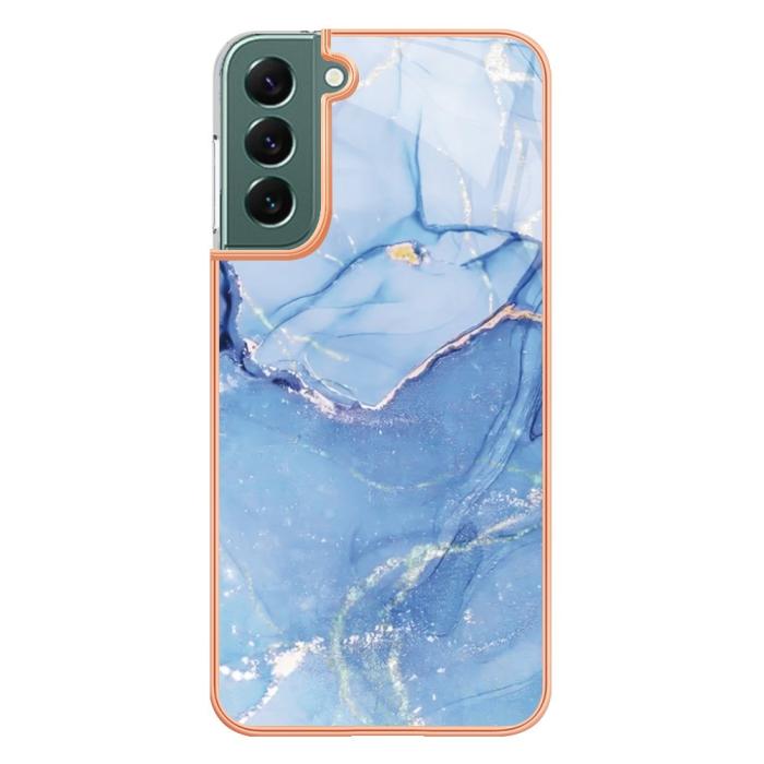 Bild 2,  Samsung Galaxy S23 Plus Skal Marmor TPU Blå - Teknikhallen.se