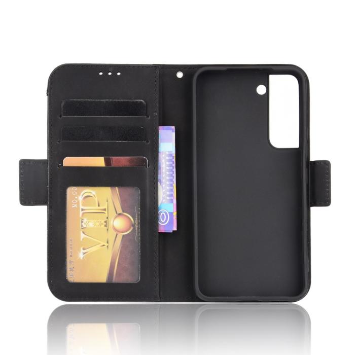 Bild 6,  Samsung Galaxy S22 Plus Fodral Avtagbart Kortfodral Svart - Teknikhallen.se