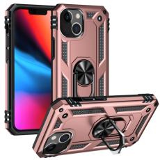  iPhone 14 Plus Skal Shockproof Ring Ros&eacute;guld - Teknikhallen.se
