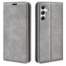  Samsung Galaxy A35 5G Fodral Flip Skin Touch Gr&aring; - Teknikhallen.se