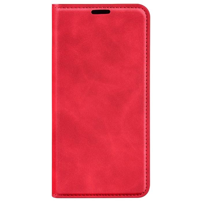 Bild 5,  Samsung Galaxy A35 5G Fodral Flip Skin Touch Röd - Teknikhallen.se