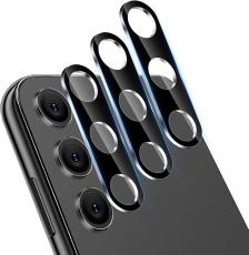  3-Pack Samsung A54 Linsskydd I H&auml;rdat Glas - Svart - Teknikhallen.se