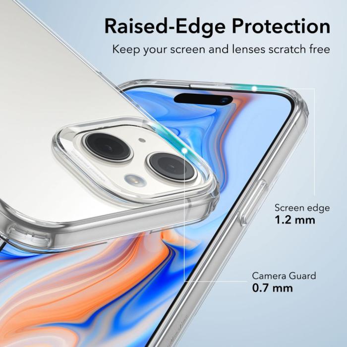 Bild 6, ESR ESR iPhone 15 Skal Project Zero Transparent - Teknikhallen.se