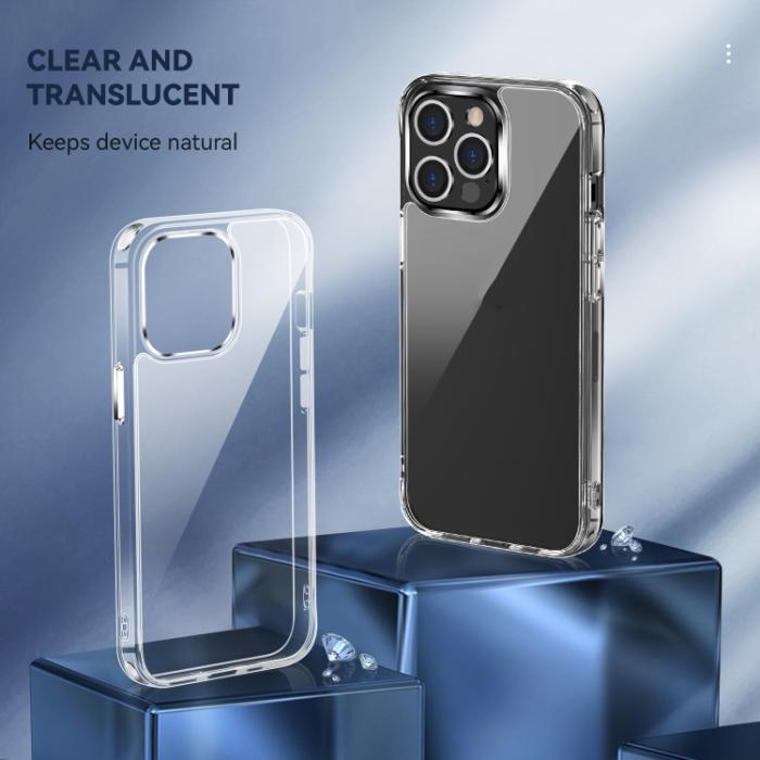 Bild 4,  iPhone 14 Pro Skal Hybrid Shockproof Transparent - Teknikhallen.se