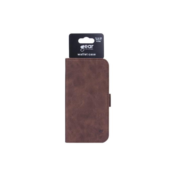Bild 2, Gear GEAR iPhone 12 Pro Max Fodral Nubuck Läder Brun - Teknikhallen.se