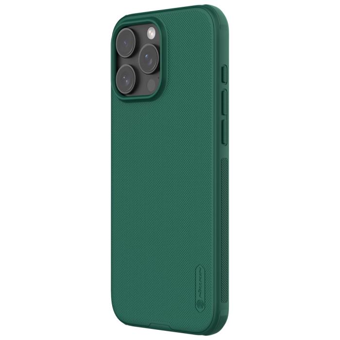 Bild 2, NILLKIN NILLKIN iPhone 16 Pro Max Skal Frosted Shield Pro Grön - Teknikhallen.se