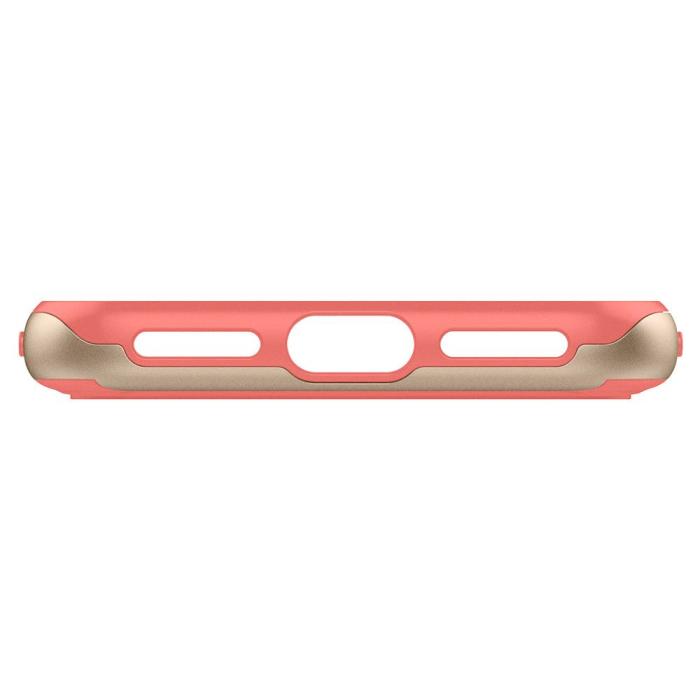 Bild 6, Spigen Spigen Caseology iPhone 7/8/SE Skal Parallax Coral Pink - Teknikhallen.se